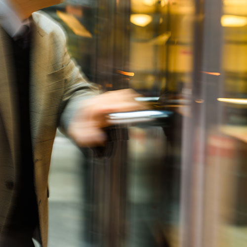 Angst - stress illustration. den rigtige ledelse kan gøre noget ved det